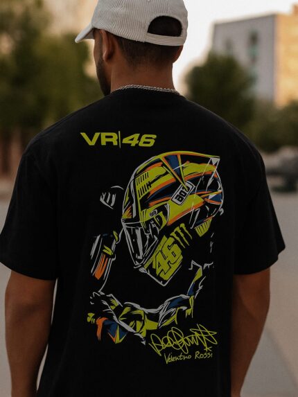 Valentino Rossi 46 design oversized T shirt
